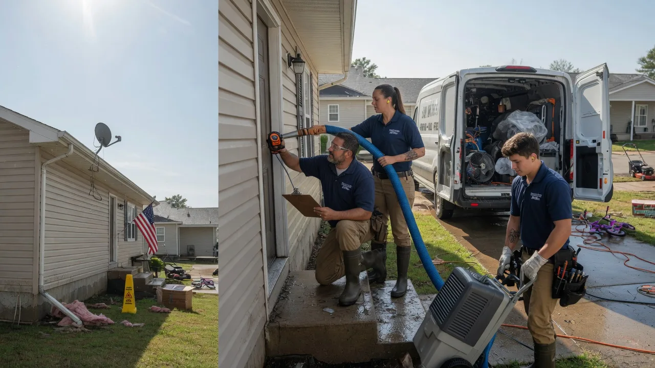 Ceiling Water Damage Restoration in Milford, TX near me